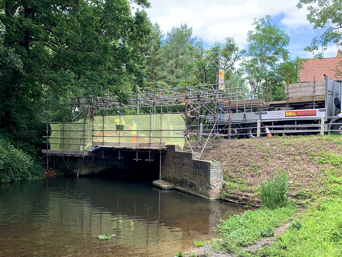 Bridge Repair Scaffolding