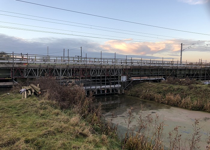 River bridge repair